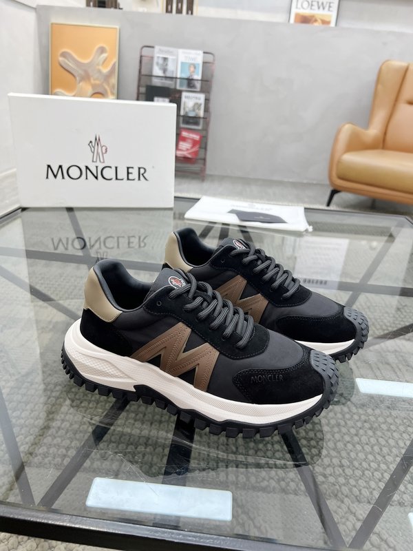 몽클레어 P600 이탈리아 소 가죽 캐주얼 운동화 001-221334