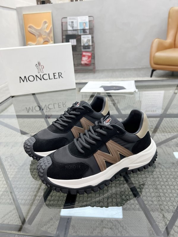 몽클레어 P600 이탈리아 소 가죽 캐주얼 운동화 001-221334