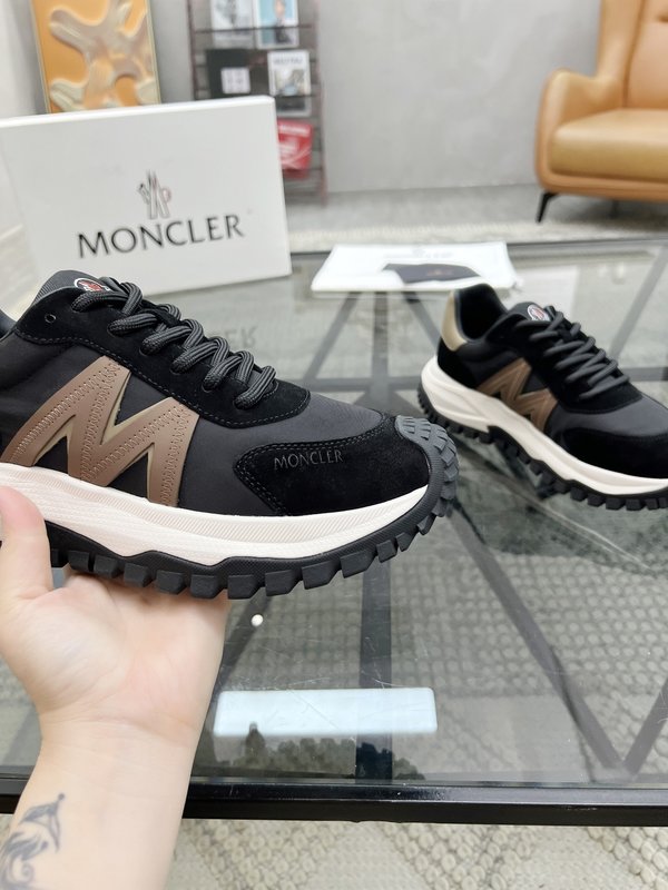 몽클레어 P600 이탈리아 소 가죽 캐주얼 운동화 001-221334