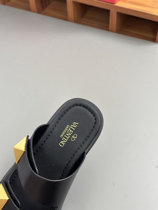 발렌티노 남성용 가죽 바닥 슬리퍼 001-221447