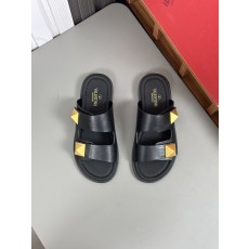 발렌티노 남성용 가죽 바닥 슬리퍼 001-221447