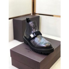 발렌티노 남성 소가죽 두꺼운 바닥 더비 슈즈 001-221467