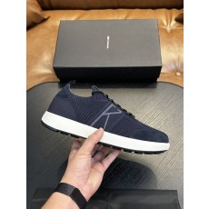 Kiton 남성 니트 소재 운동화 001-221603