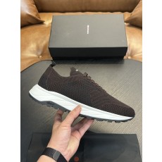 Kiton 남성 니트 소재 운동화 001-221631