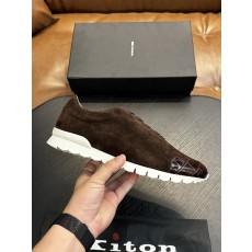 키톤 남성용 소가죽 스니커즈 001-221655