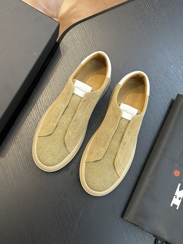 Kiton 남성 소가죽 스니커즈 001-221663
