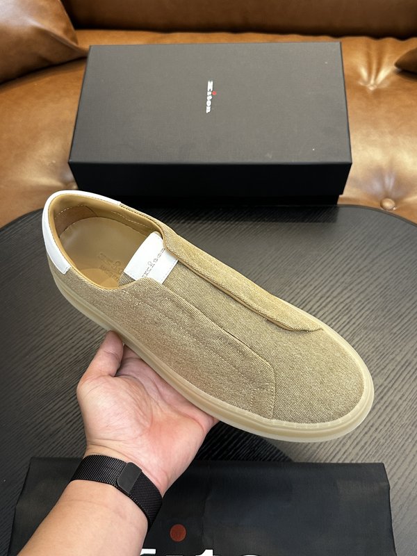 Kiton 남성 소가죽 스니커즈 001-221663