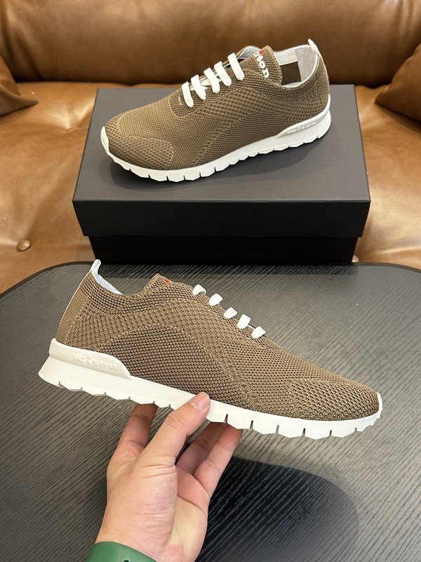 Kiton 남성 니트 소재 운동화 001-221670
