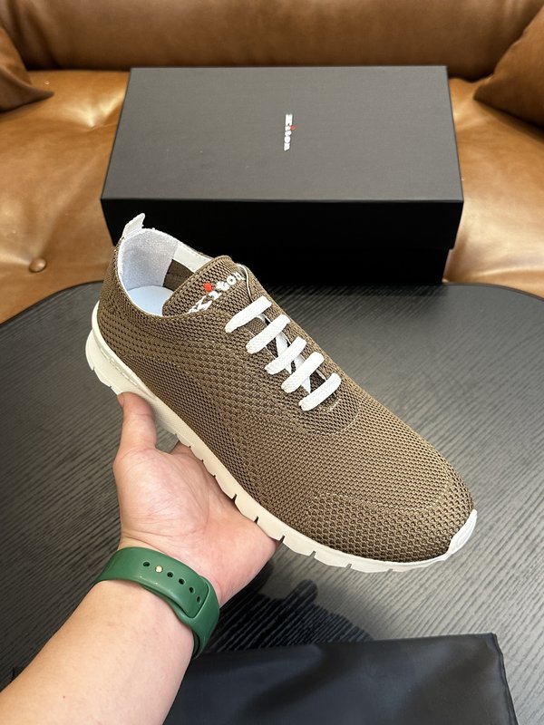 Kiton 남성 니트 소재 운동화 001-221670