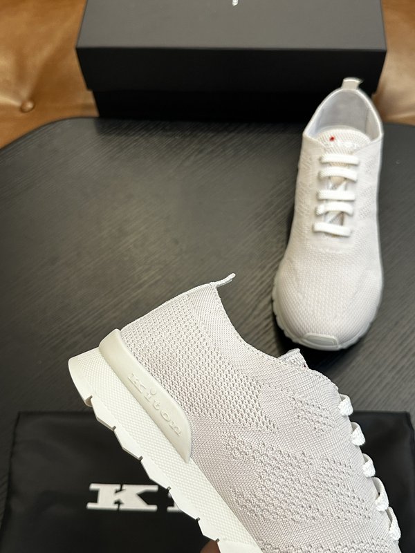 Kiton 남성 니트 소재 운동화 001-221684