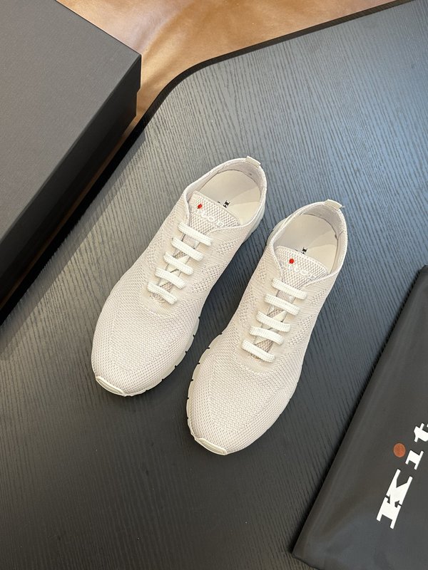 Kiton 남성 니트 소재 운동화 001-221684
