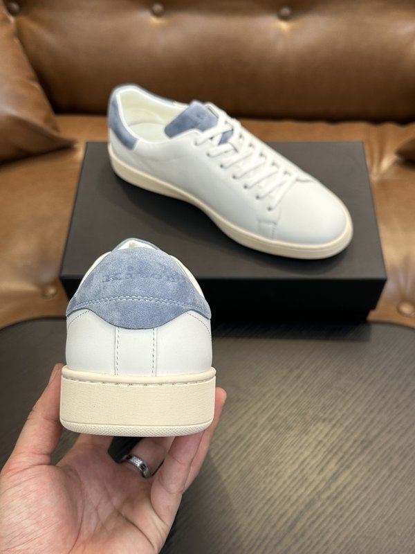 Kiton 남성 송아지 가죽 스니커즈 001-221686