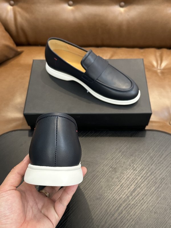Kiton 남성 송아지 가죽 스니커즈 001-221692
