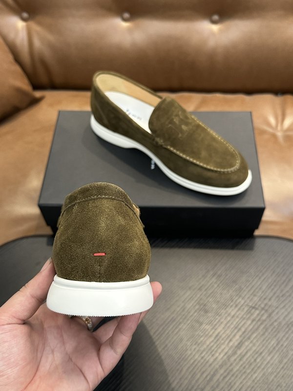Kiton 남성 송아지 가죽 스니커즈 001-221707