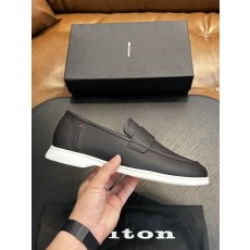 Kiton 남성 소가죽 캐주얼 슈즈 001-221712