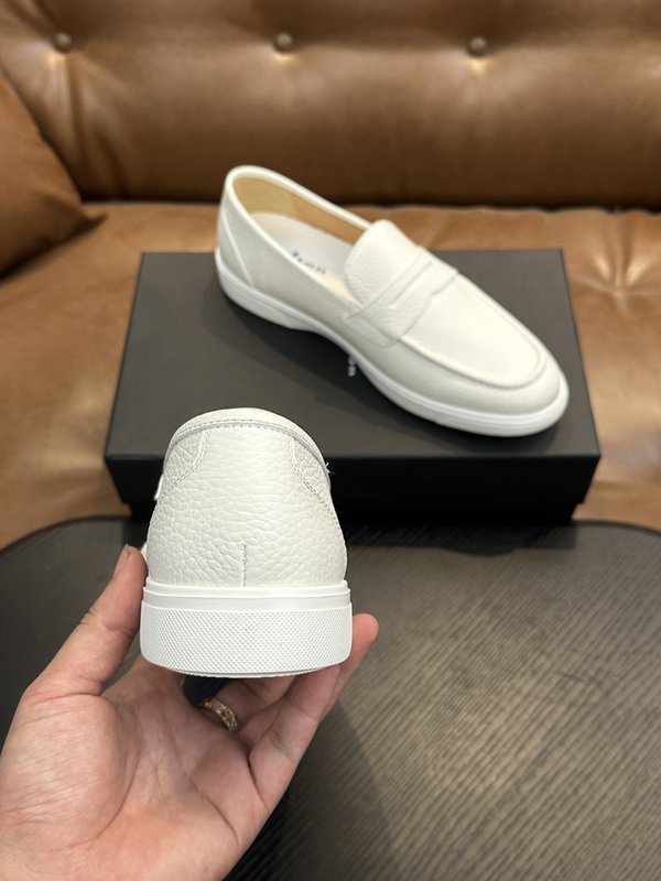Kiton 남성 송아지 가죽 스니커즈 001-221715
