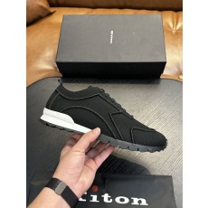 Kiton 남성 니트 소재 운동화 001-221735