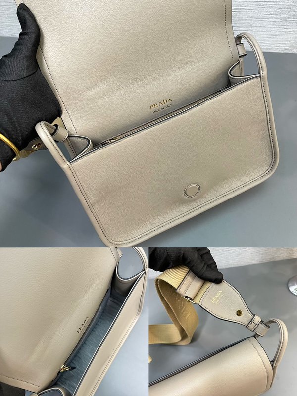 프라다 더블스트랩 플랩 숄더백 001-221747