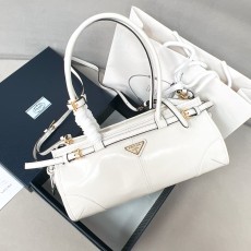 빈티지 오일드 레더 라지 숄더백 001-221786