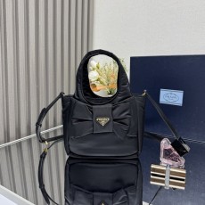 리사이클 나일론 리본 버킷백 001-221852