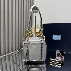 빈티지 오일드 레더 미니 토트백 001-221861