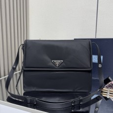 프라다 리나일론 숄더백 대형 블랙 001-222126