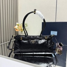 프라다 오일드 레더 빈티지 핸드백 001-222184