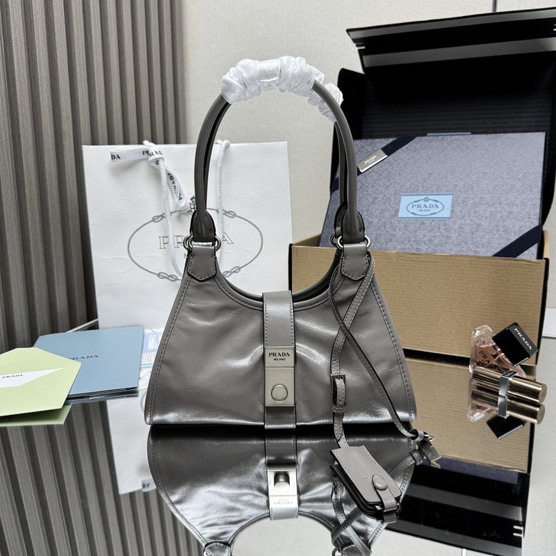 프라다 미니 오일드 레더 핸드백 숄더백 001-222303