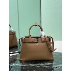 가죽 버클 핸들백 001-222308