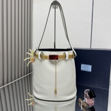 패션 거북이 등껍질 버클 메쉬 버킷백 001-222318