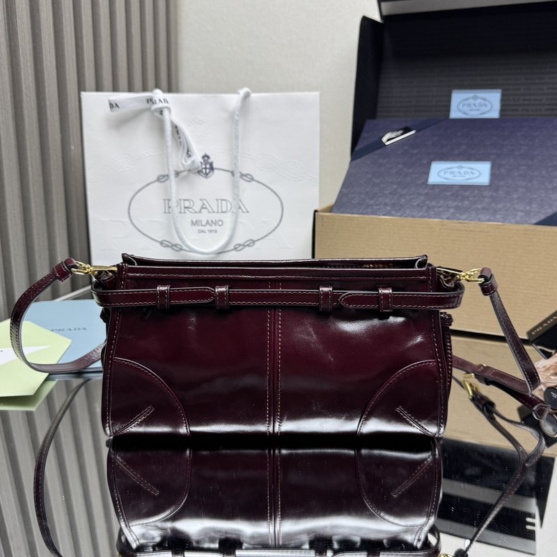 빈티지 오일드 레더 숄더백 001-222458