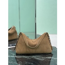 스웨이드 시나몬 컬러 여성 핸드백 001-222480