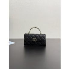 샤넬 블랙 퀼팅 핸드백 001-222541
