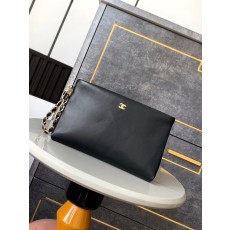 샤넬 24K 골드 다이아몬드 체인 클러치백 001-222564