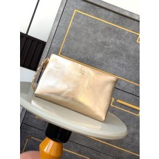 샤넬 골드 베이지 다이아몬드 체인 클러치백 001-222565