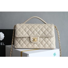 샤넬 25P 핸들 켈리 라지 앱리콧 001-222655