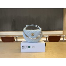 샤넬 진주 체인 훌라후프 백 001-222674