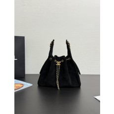 샤넬 블랙 체인 버킷백 001-222693