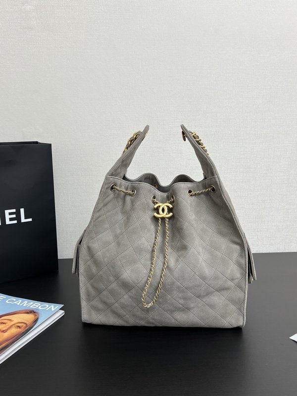 샤넬 그레이 HOBO 버킷백 001-222697