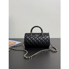 에나멜 핸들 미니 볼링백 001-222704
