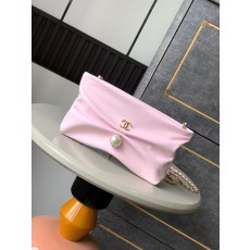 체리블라썸 핑크 더블 C 체인 클러치백 001-222751