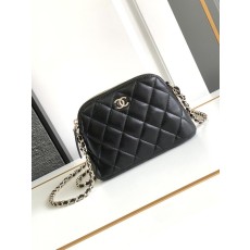 샤넬 블랙 미니 체인 쉘 백 001-222754