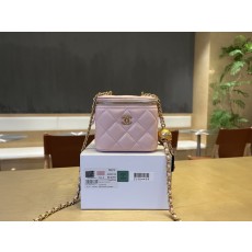 샤넬 메탈 볼 시리즈 미니 박스 백 001-222758