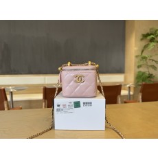 샤넬 오일드 왁스 소가죽 더블 골드볼 립스틱 박스백 001-222768