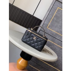 샤넬 오티쿠튀르 블랙 골드 진주 도시락백 001-222775