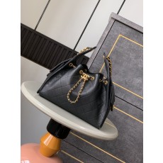샤넬 블랙 스몰 드로스트 버킷백 001-222781