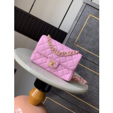 샤넬 더블 체인 스퀘어 플랩백 001-222804