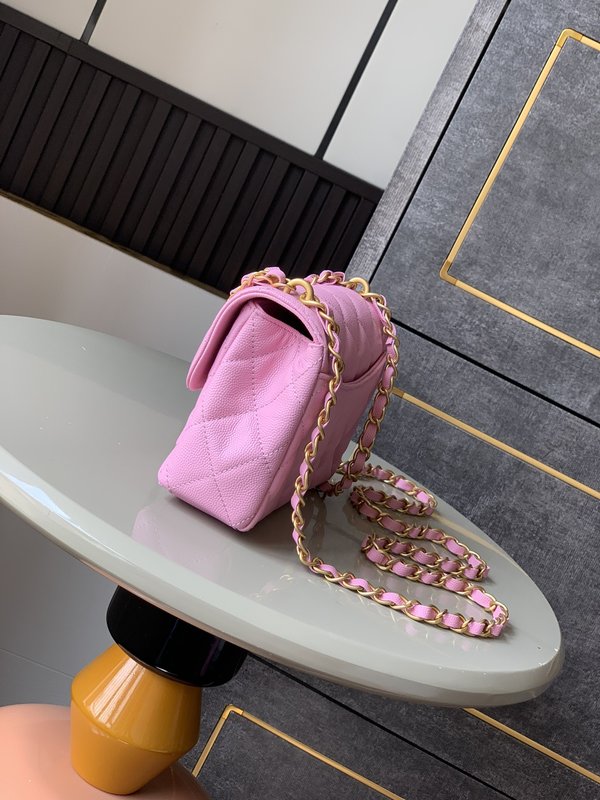 샤넬 더블체인 스퀘어 플랩백 001-222805