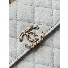 샤넬 라이트블루 퀼팅 핸드백 001-222828