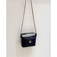샤넬 25P 봄여름 블랙 골드 버킷백 001-222877